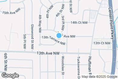 Map image of the property - 316 13th Terrace NW