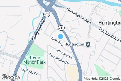 Map image of the property - 2712 James Dr