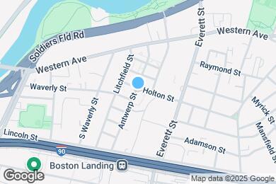 Map image of the property - 120 Holton St
