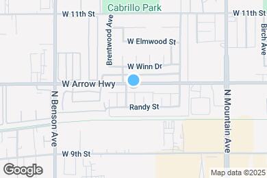 Map image of the property - 1418 W Arrow Hwy
