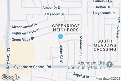 Map image of the property - 2816 Meadow Ridge Dr