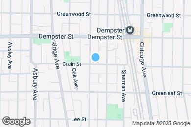 Map image of the property - 923 Crain St