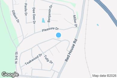 Map image of the property - 1075 Raintree Dr