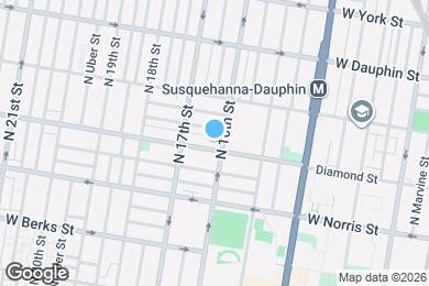 Map image of the property - 1607 W Diamond St