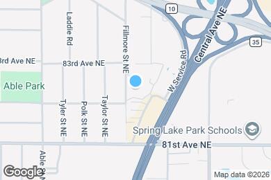 Map image of the property - Cottages of Spring Lake Park