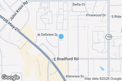 Map image of the property - 2113 E Dellview Dr