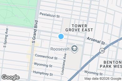Map image of the property - 3421 Hartford St