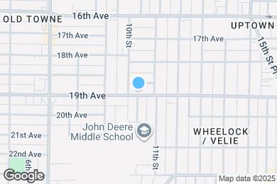 Map image of the property - 1011 19th Ave