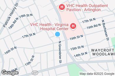 Map image of the property - 1610 N Greenbrier St