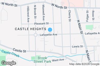 Map image of the property - 190 Lafayette Ave