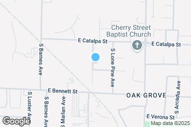 Map image of the property - 1256 S Willow Ln Ave