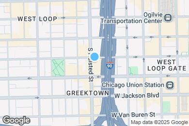 Map image of the property - 101 S Halsted St