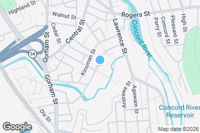 Map image of the property - 34 Newhall St