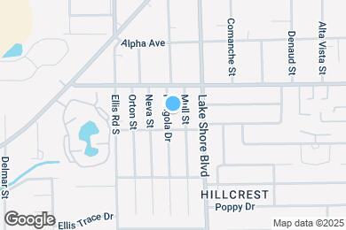 Map image of the property - 1227 Pangola Dr