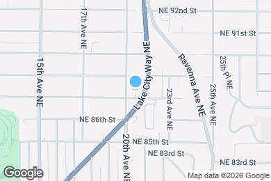 Map image of the property - 8800 20th Ave NE