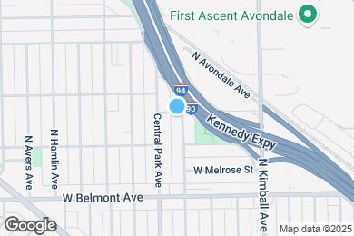 Map image of the property - 3330 N Drake Ave