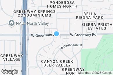 Map image of the property - 2507 W Greenway Rd