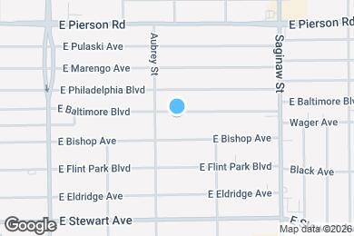 Map image of the property - 406 E Baltimore Blvd