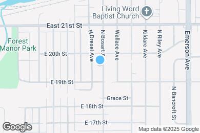 Map image of the property - 1934 N Bosart Ave