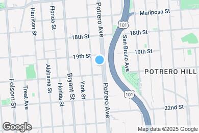 Map image of the property - 756 Potrero Ave