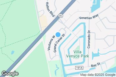 Map image of the property - 967 Grand Canal St