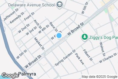 Map image of the property - 407 W Broad St