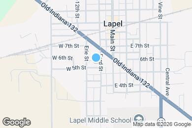 Map image of the property - 108 W 5th St