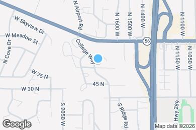Map image of the property - 1790 W Harding Ave