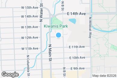 Map image of the property - 104 W 12th Ave