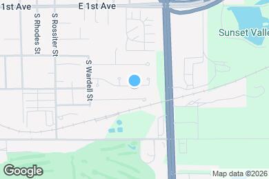 Map image of the property - 1728 Dorset Dr