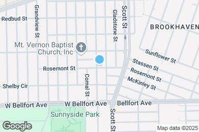 Map image of the property - 3707 Rosemont St