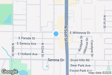 Map image of the property - 10801 N 53rd St