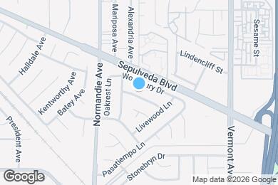 Map image of the property - 1151 Oakfair Ln