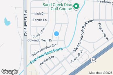 Map image of the property - 1828 Silver Meadow Cir