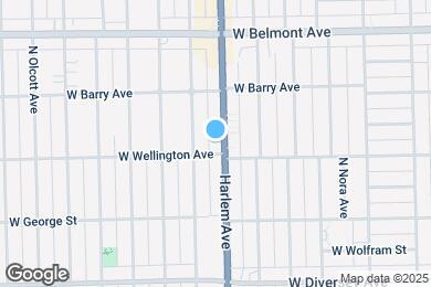 Map image of the property - 7206 W Wellington Ave