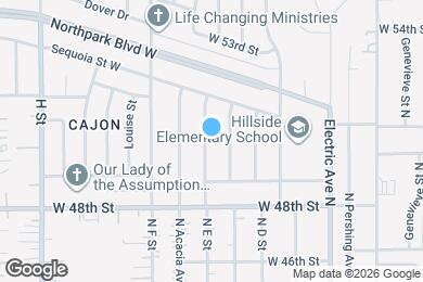 Map image of the property - 4975 N E St
