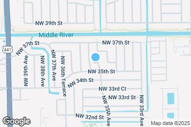 Map image of the property - 3521 NW 35th Ave