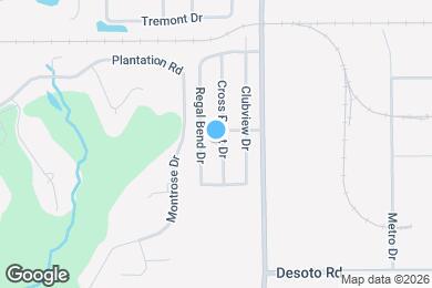 Map image of the property - 8291 Cross Point Dr