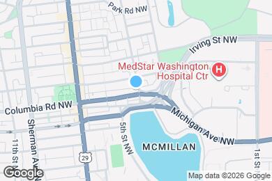 Map image of the property - 503 Columbia Rd NW