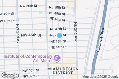 Map image of the property - 4514 NE 1st Ave
