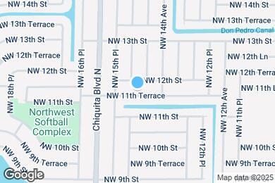Map image of the property - 1421 NW 11th Terrace