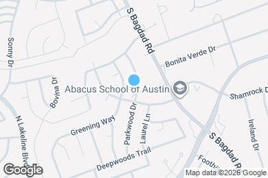 Map image of the property - 1607 Parkwood Dr