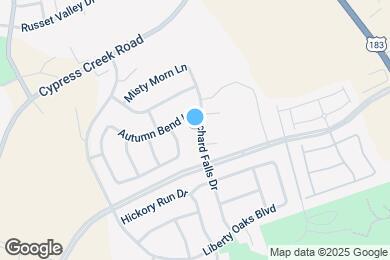 Map image of the property - 1303 Orchard Falls Dr