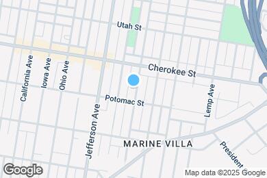 Map image of the property - 3439 Missouri Ave