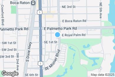 Map image of the property - 99 SE Mizner Blvd