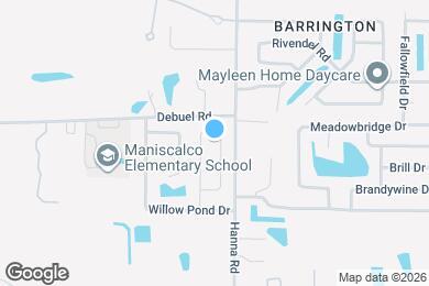 Map image of the property - 17603 Shadyside Cir