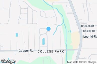 Map image of the property - 10725 Meadowlea Dr