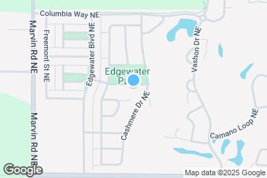 Map image of the property - 7801 Rushmore Ave NE