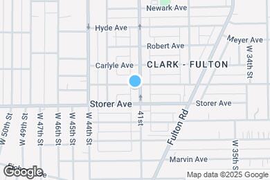 Map image of the property - 3336 W 41st St