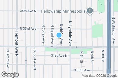 Map image of the property - 3223 N Aldrich Ave